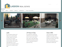 Tablet Screenshot of lasdonrealestate.com